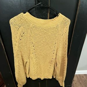 Mustard yellow sweater